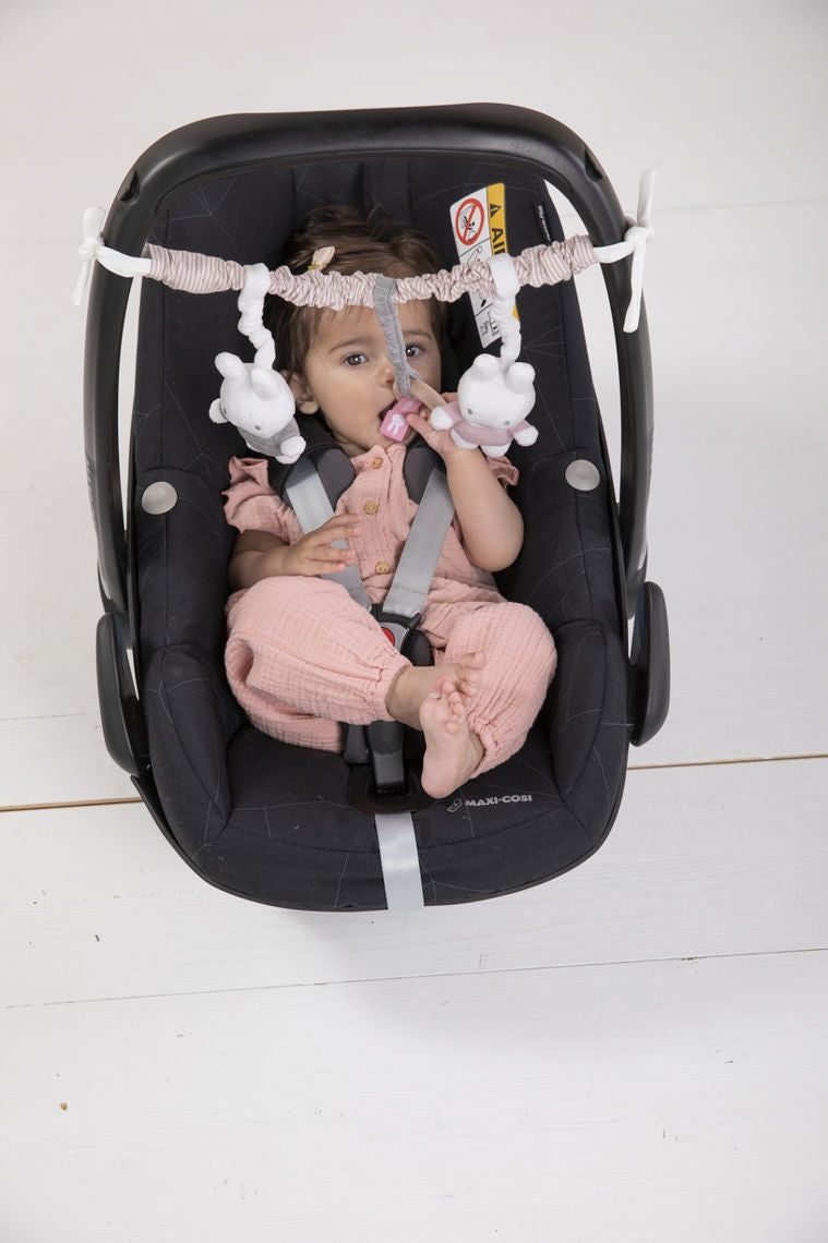 Miffy Autositz Spiel Pink baby rib