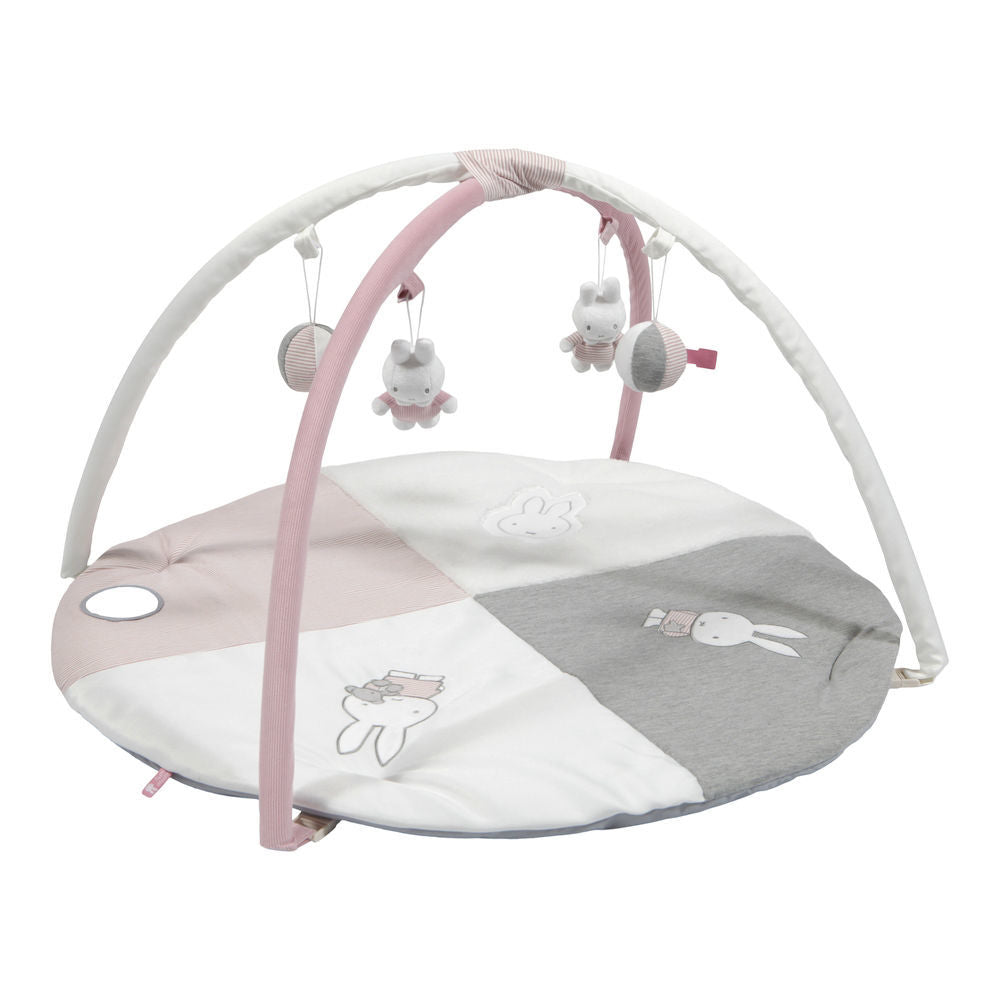 Miffy Spieldecke mit Bogen Pink baby rib