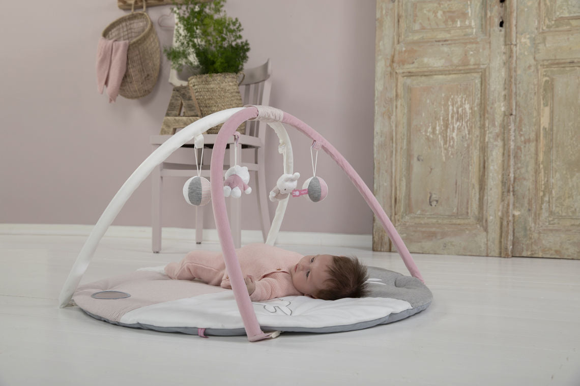 Miffy Spieldecke mit Bogen Pink baby rib