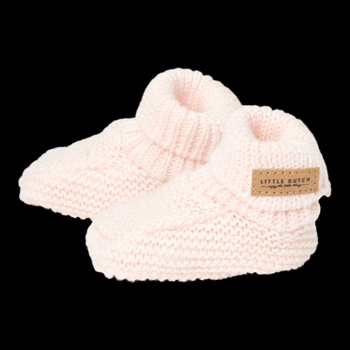 Gestrickte Babyschuhe Pink