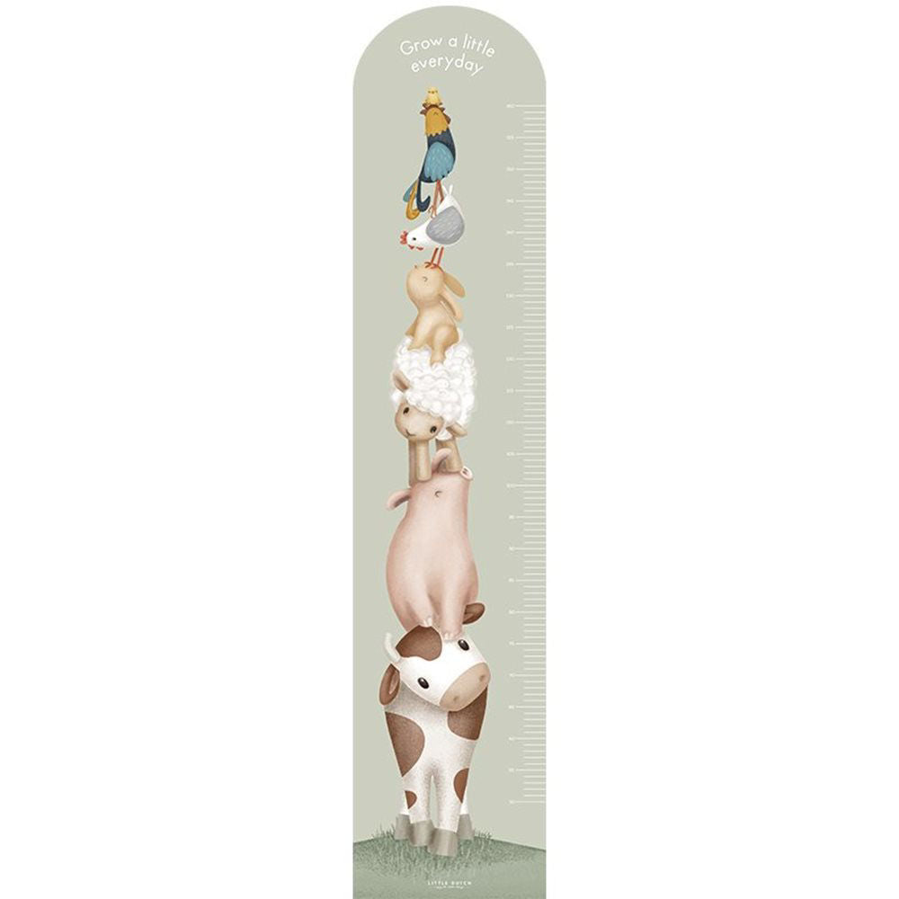 Little Dutch Messlatte Wandsticker / Wandaufkleber Little Farm