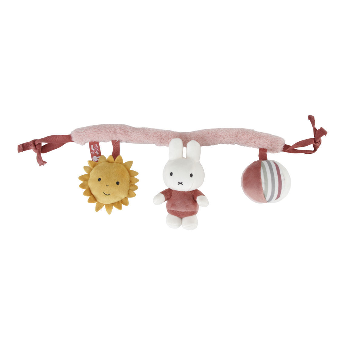 Miffy Kinderwagenkette Fluffy pink