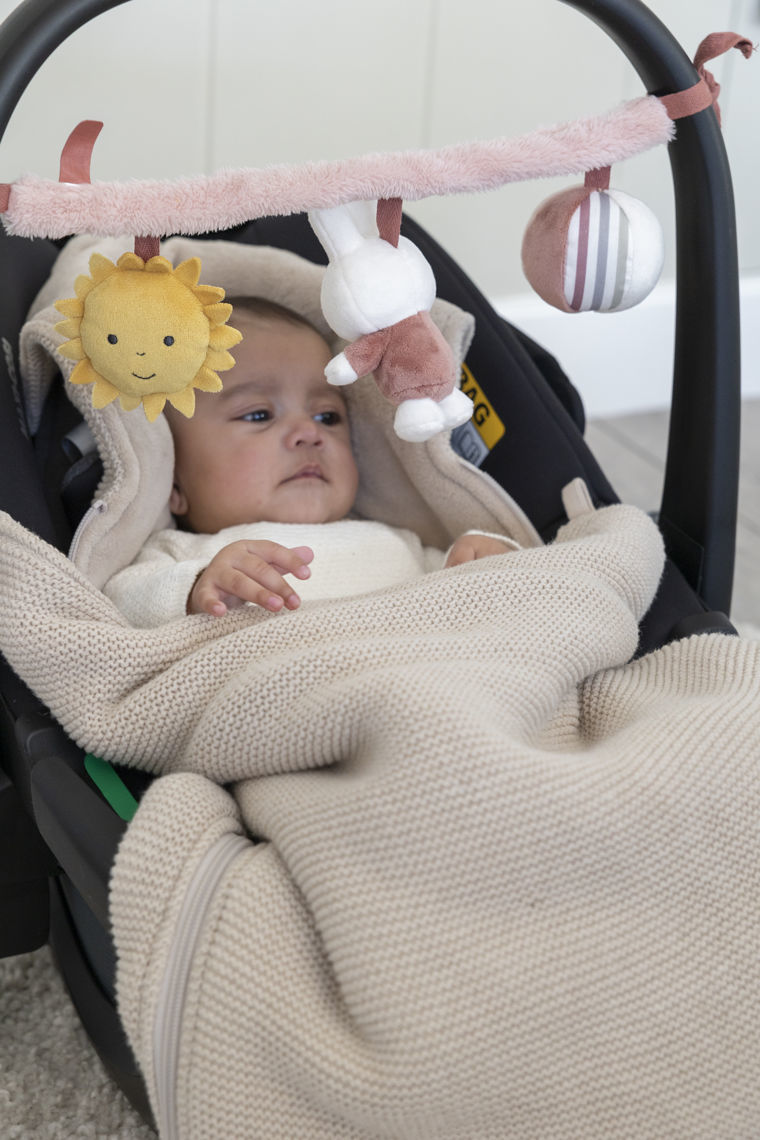 Miffy Kinderwagenkette Fluffy pink