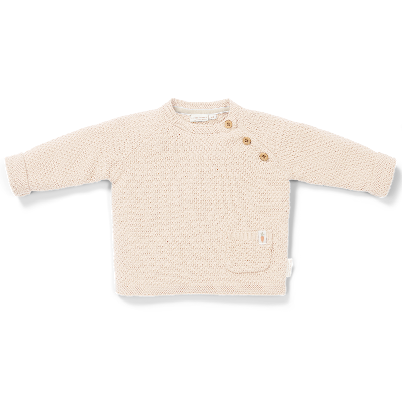Gestrickter Pullover Sand