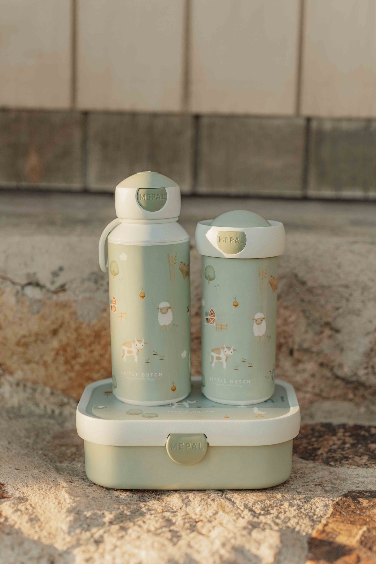 Trinkflasche Pop-up Little Farm 400ml