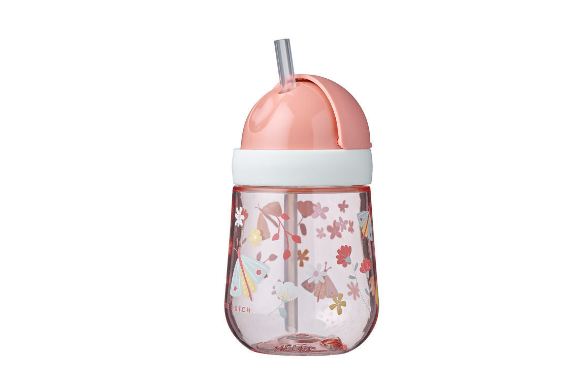 Strohhalmbecher Mio 300 ml Flowers&Butteflies