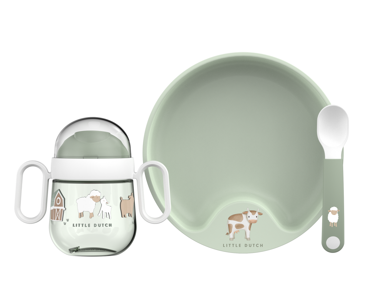 Set Babygeschirr Mio 3-teilig Little Farm