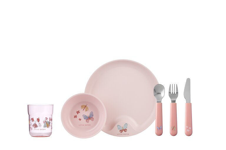 Set Kindergeschirr Mio 6-teilig Flowers&Butterflies