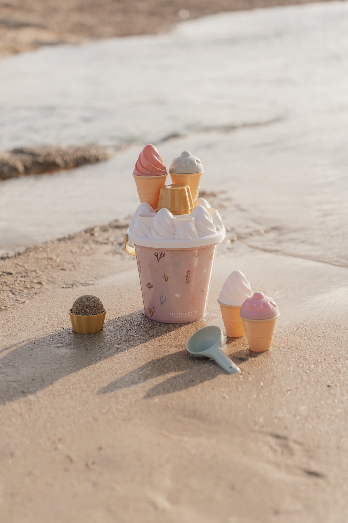 Little Dutch Ice Cream Bucket Set Ocean Dreams Pink