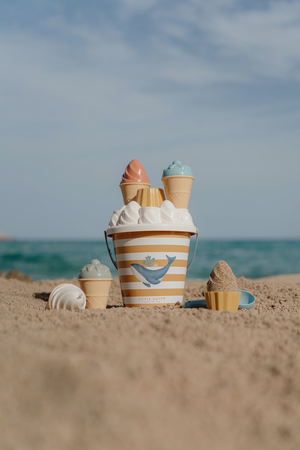 Little Dutch Ice Cream Bucket Set Ocean Dreams Blau