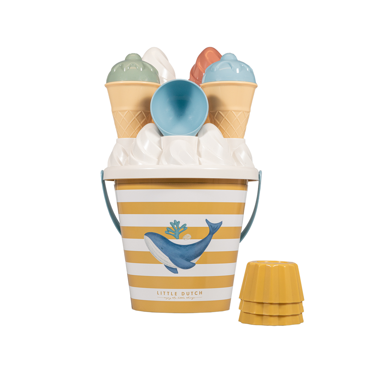 Little Dutch Ice Cream Bucket Set Ocean Dreams Blau