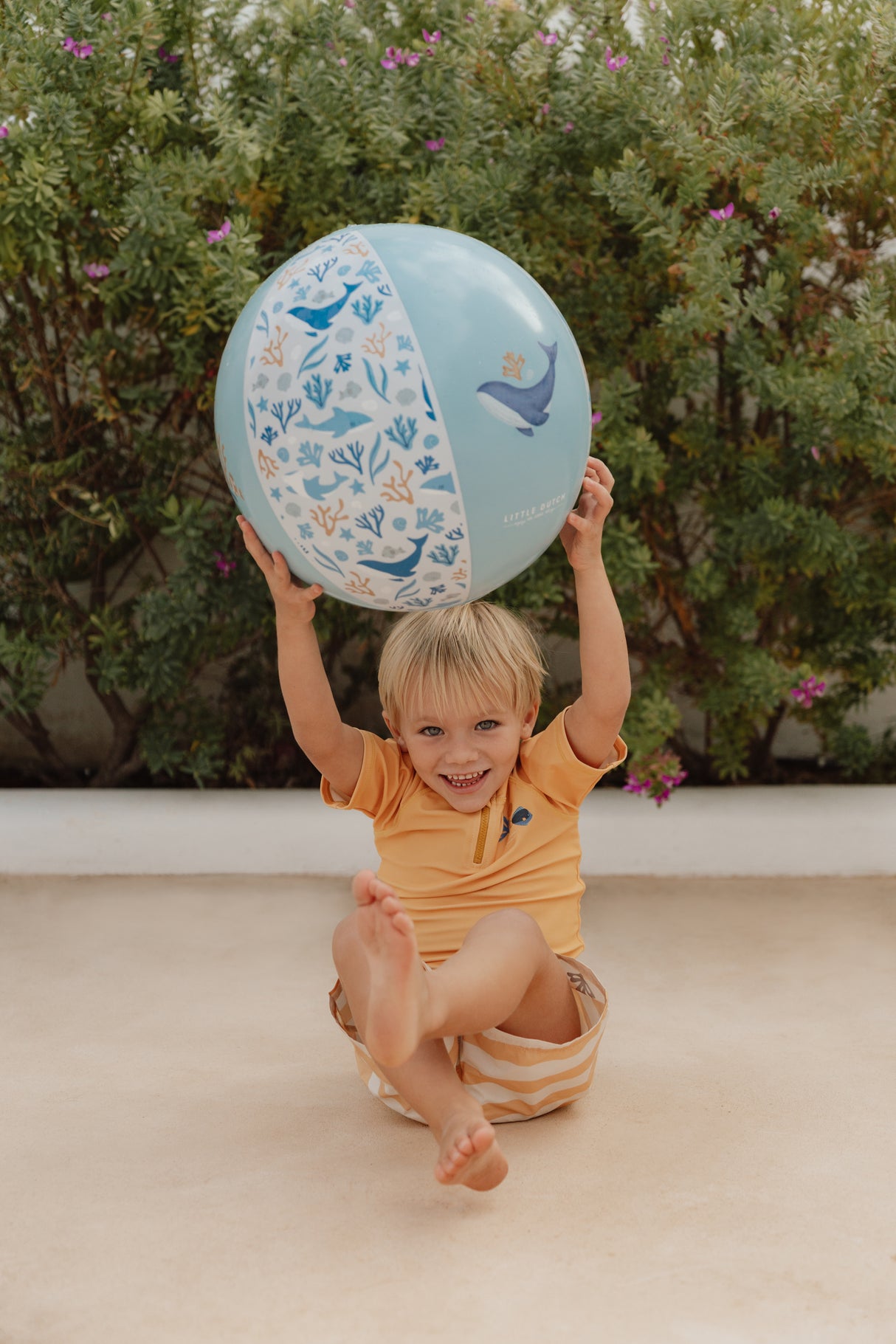 Little Dutch Beach Ball Ocean Dreams Blau