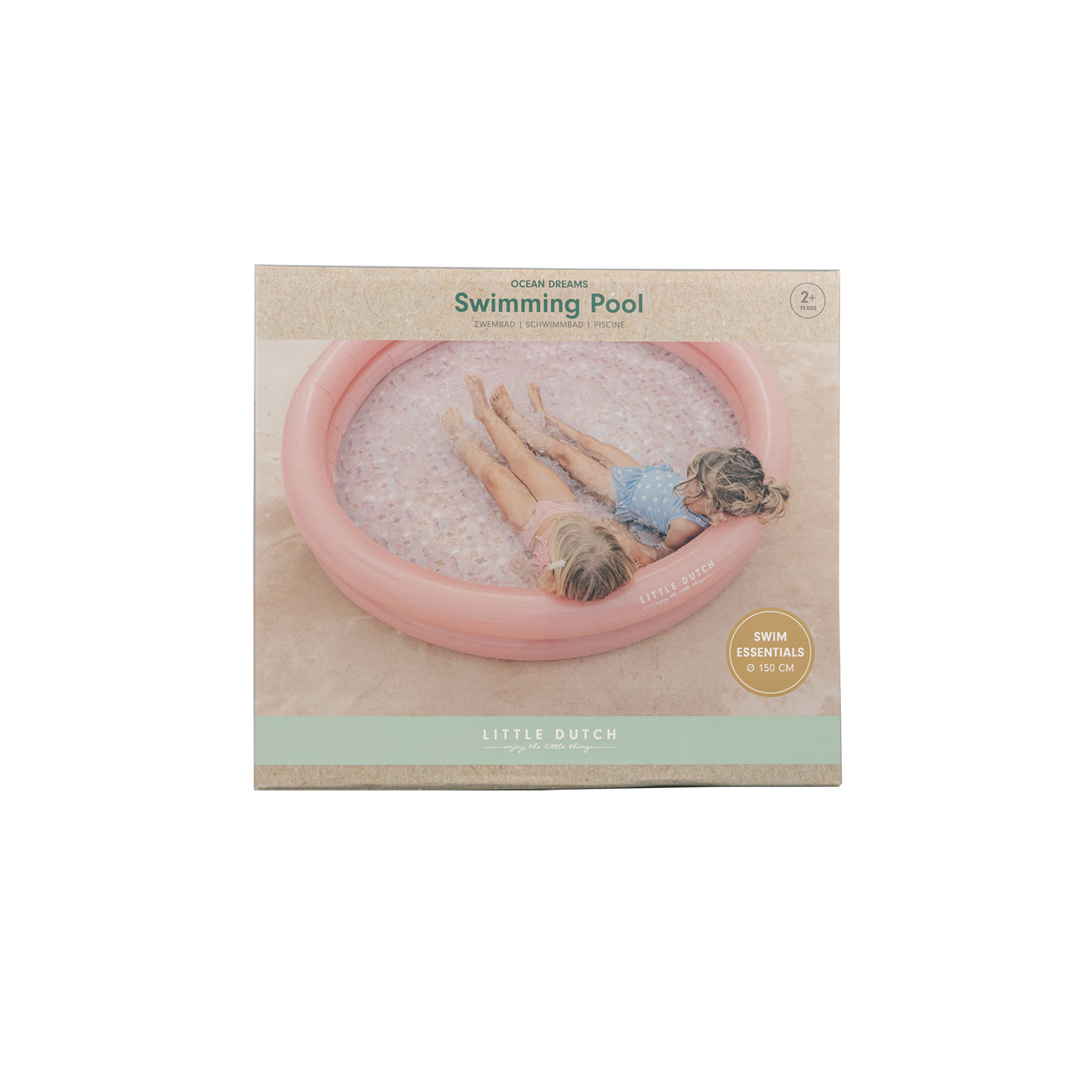 Little Dutch Pool Ocean Dreams Pink 150 cm