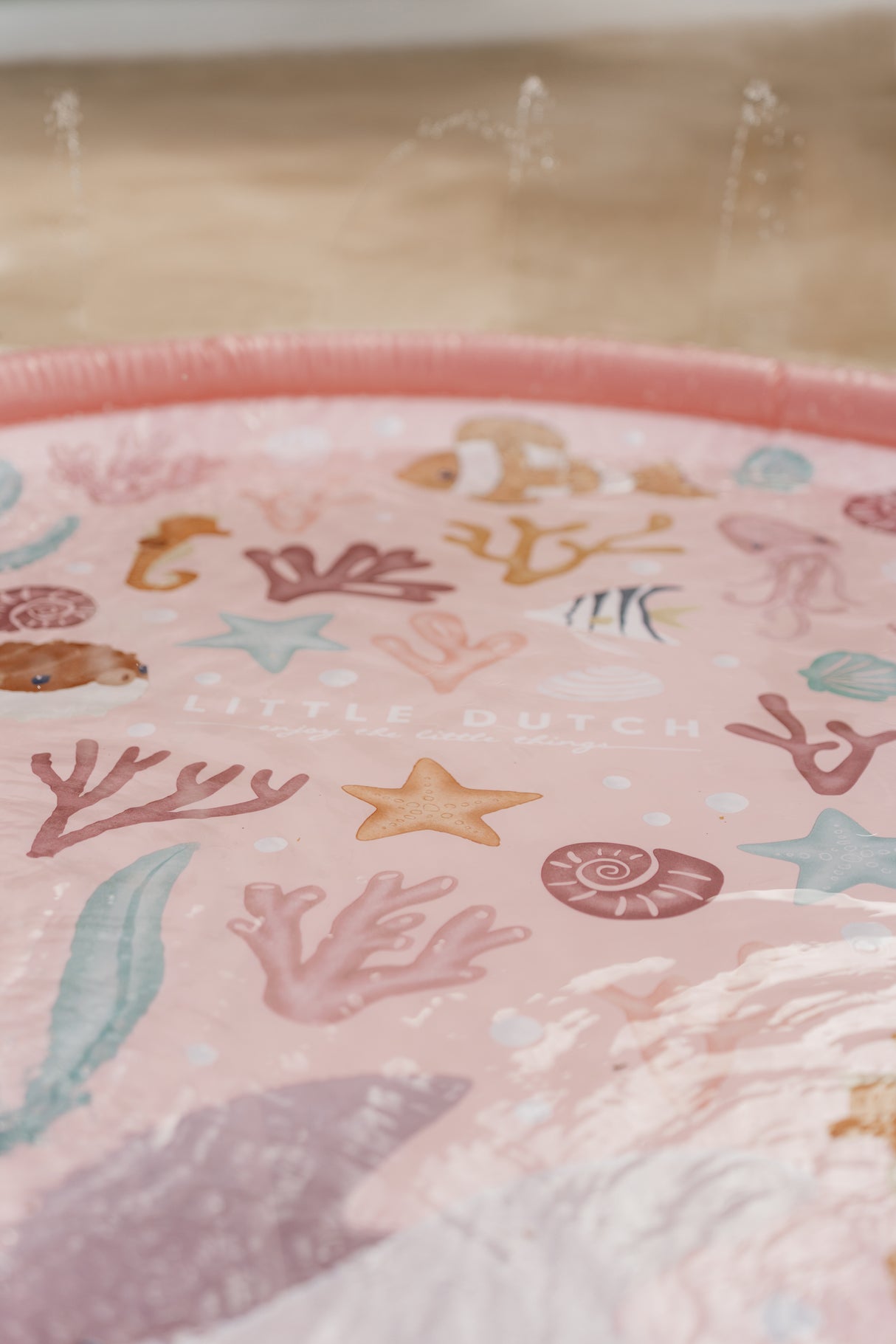Little Dutch Sprinklermatte Ocean Dreams Pink 150 cm