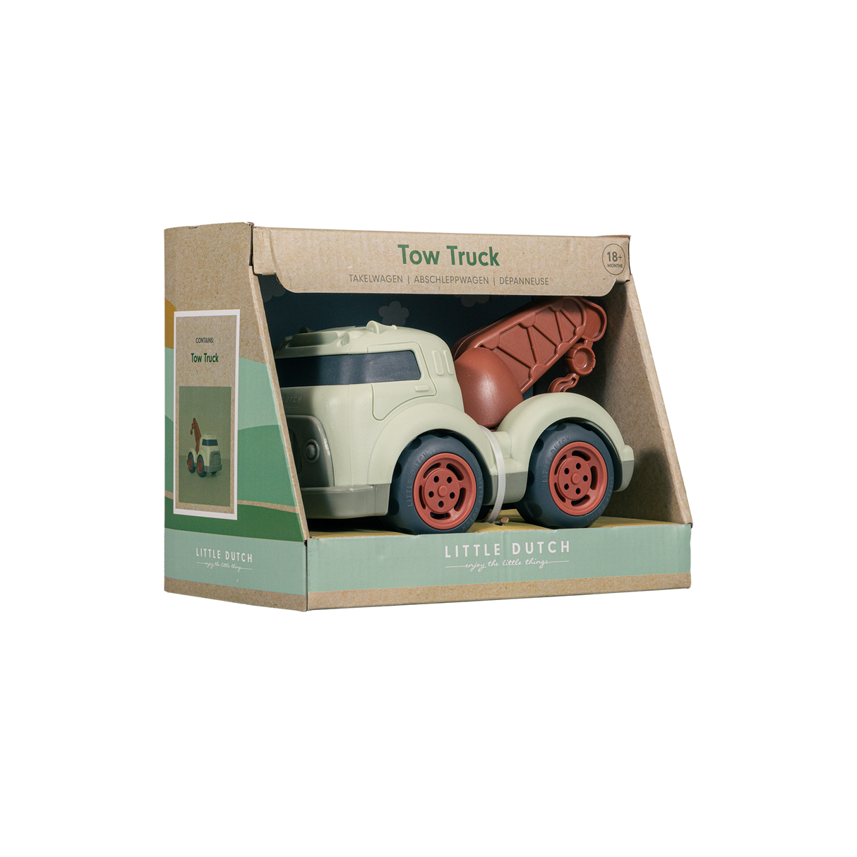 Little Dutch Abschleppwagen Fresh Grün