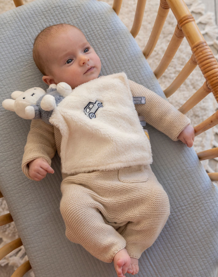 Miffy Kuscheltuch Fluffy blue