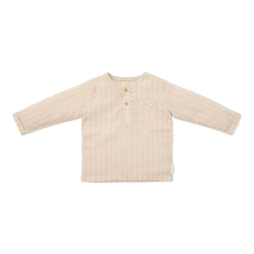 Linen shirt long sleeve Sand Stripes