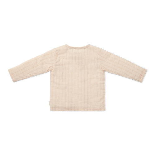 Linen shirt long sleeve Sand Stripes