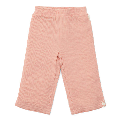Muslin trousers Flower Pink