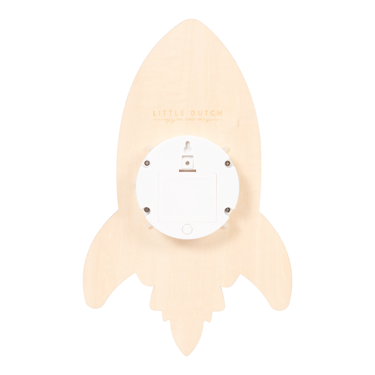 Wandlampe aus Holz Rakete