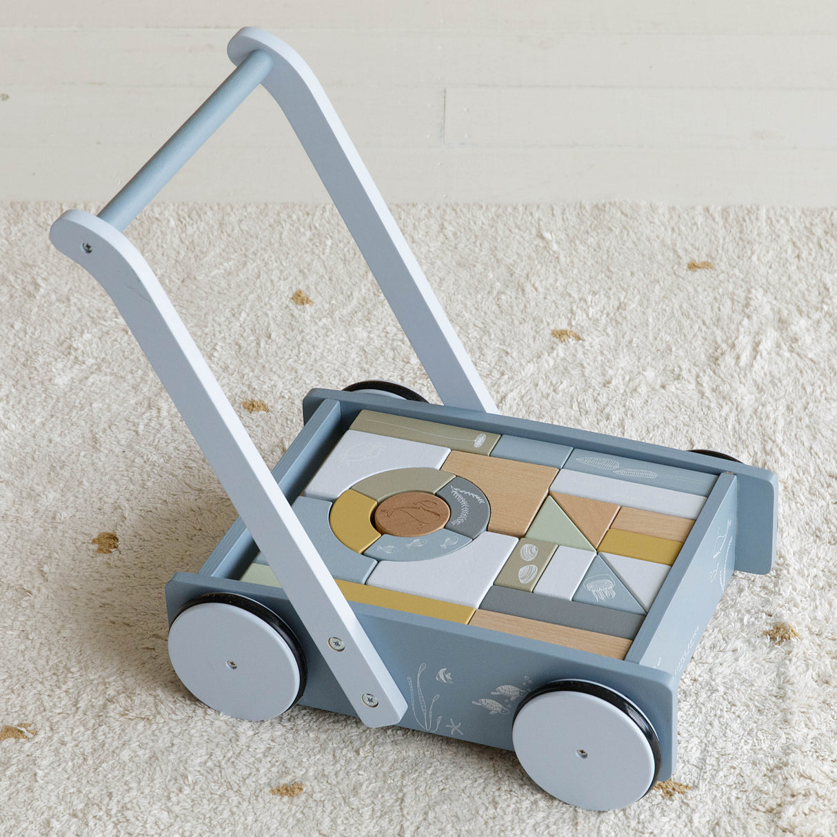 Wagen mit Bauklötzen Ocean