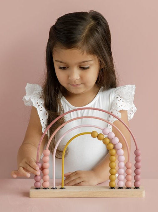 Regenbogen-Abacus pink