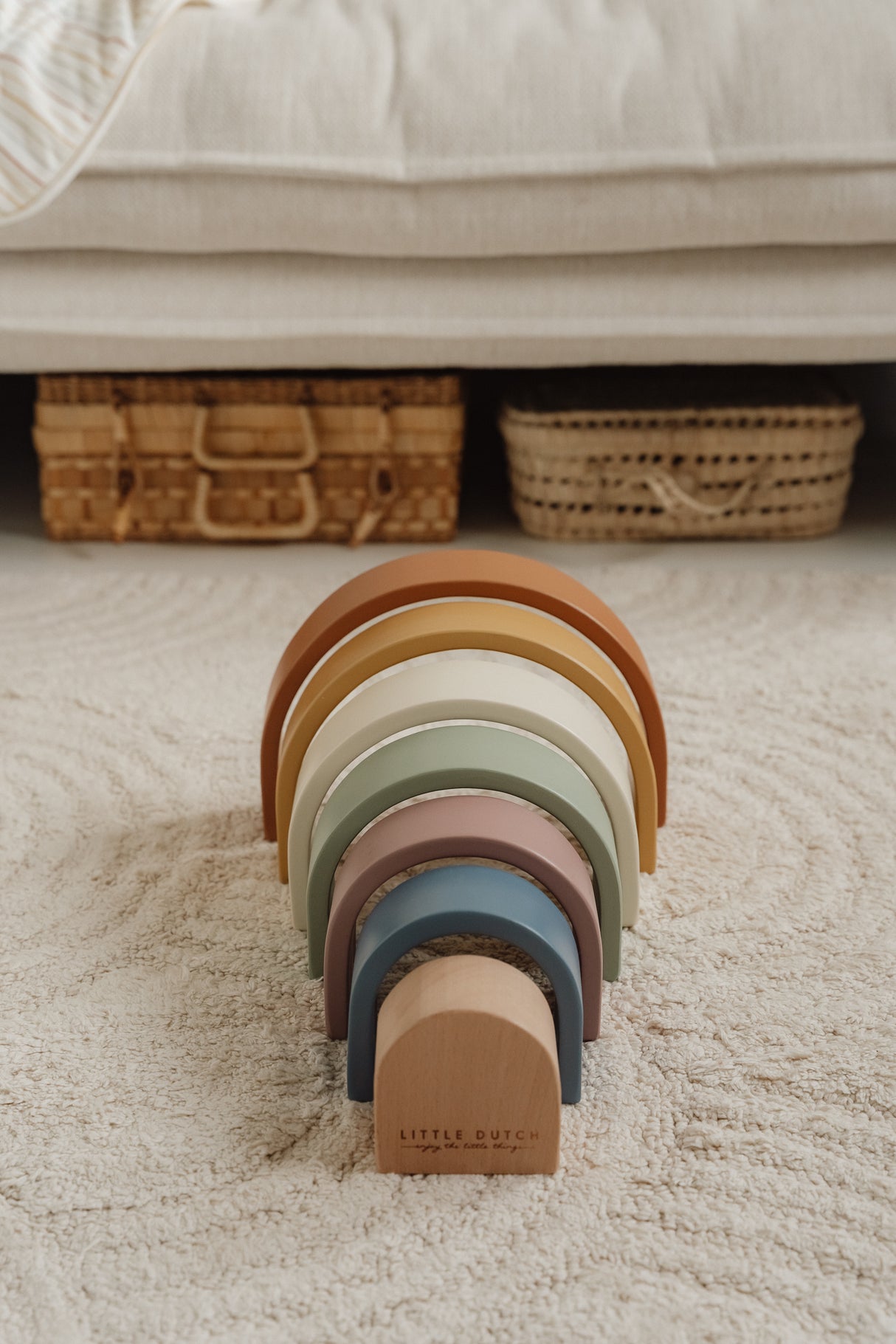 Vintage Regenbogen aus Holz FSC