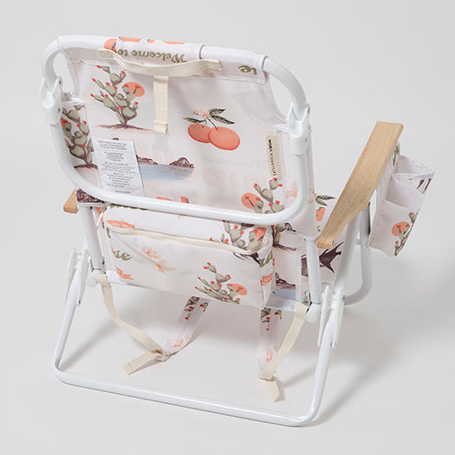 Luxe Beach Chair Welcome to Paradise Chalk (SS25)