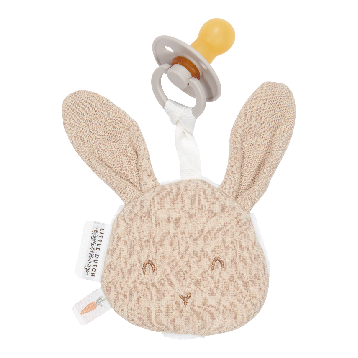 Schnullertuch muslin Bunny Beige