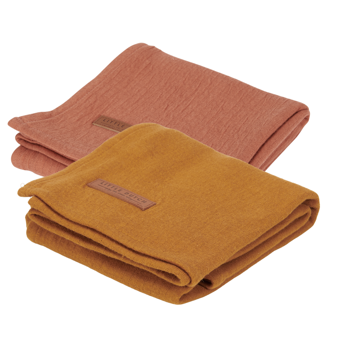 Musselintuch Swaddles 70 x 70 Pure Rust / Pure Ochre Spice