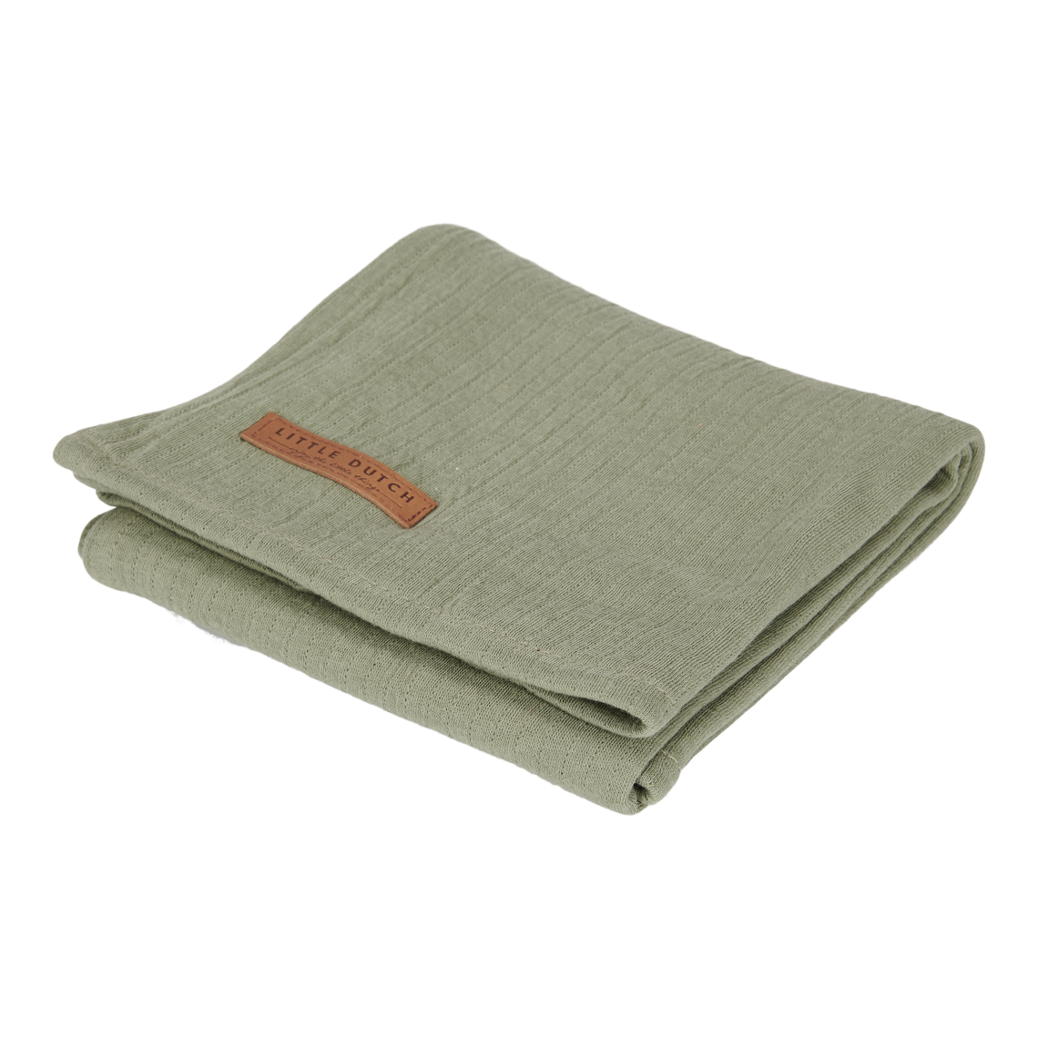 Musselintuch Swaddle 120 x 120 Pure Olive