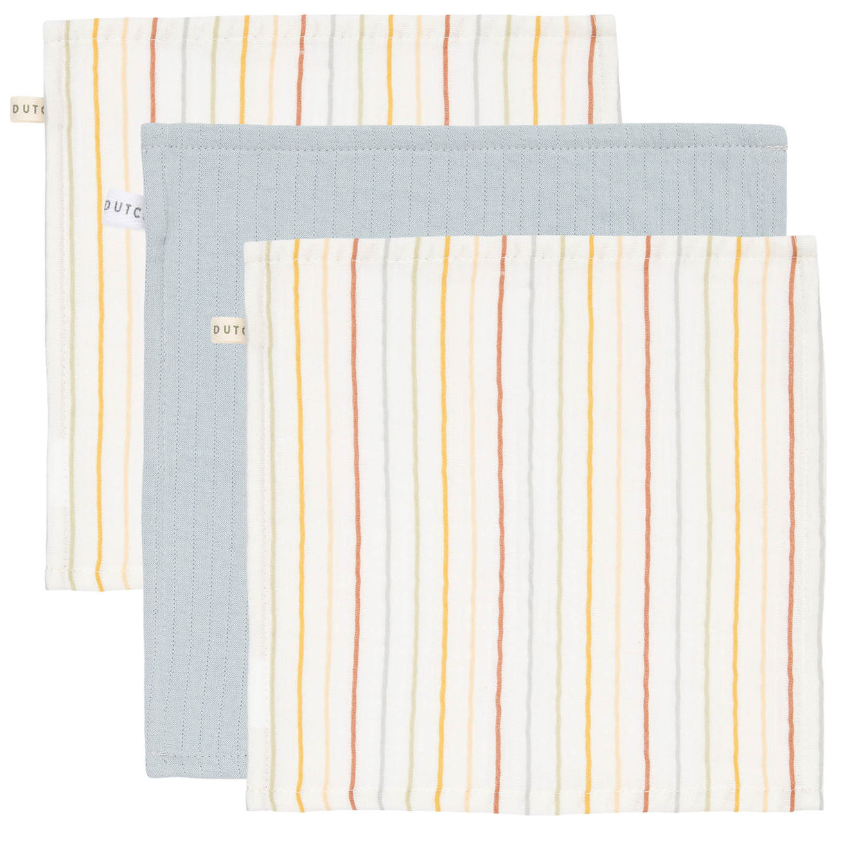 Mundtücher Vintage Sunny Stripes/Pure Soft Blue
