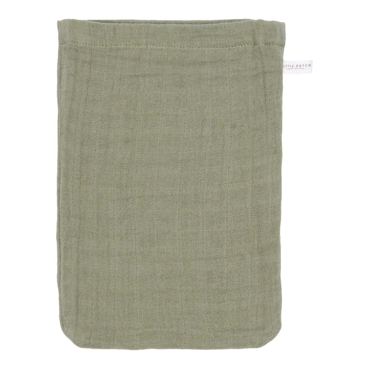 Waschhandschuhe Set muslin Little Farm / Olive