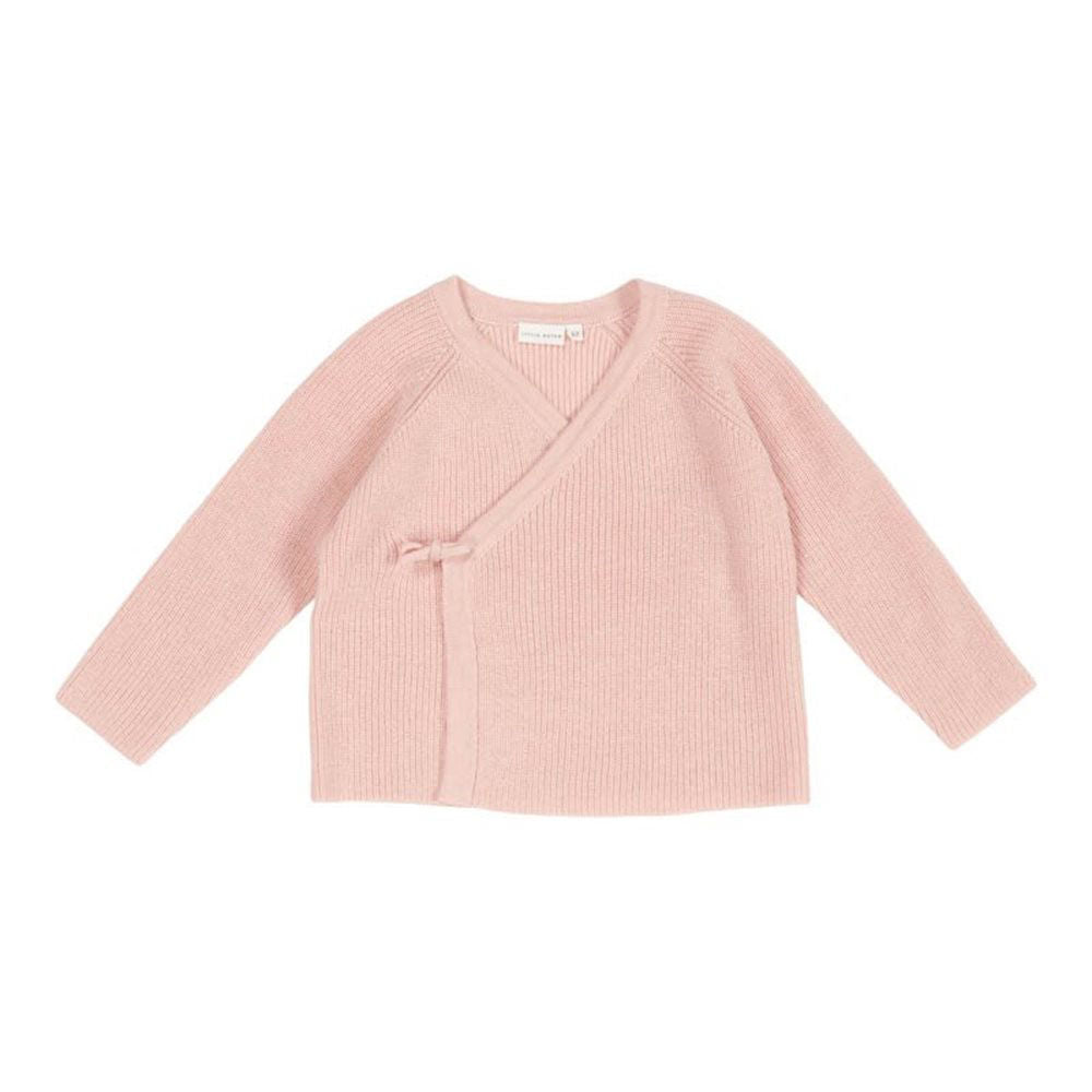 Wickel Strickjacke Soft Pink