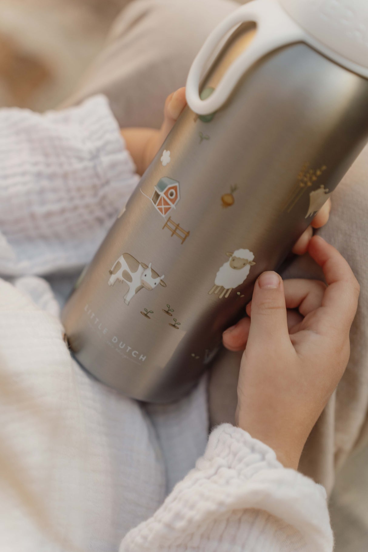 Thermoflasche Flip-up 350 ml Little Farm