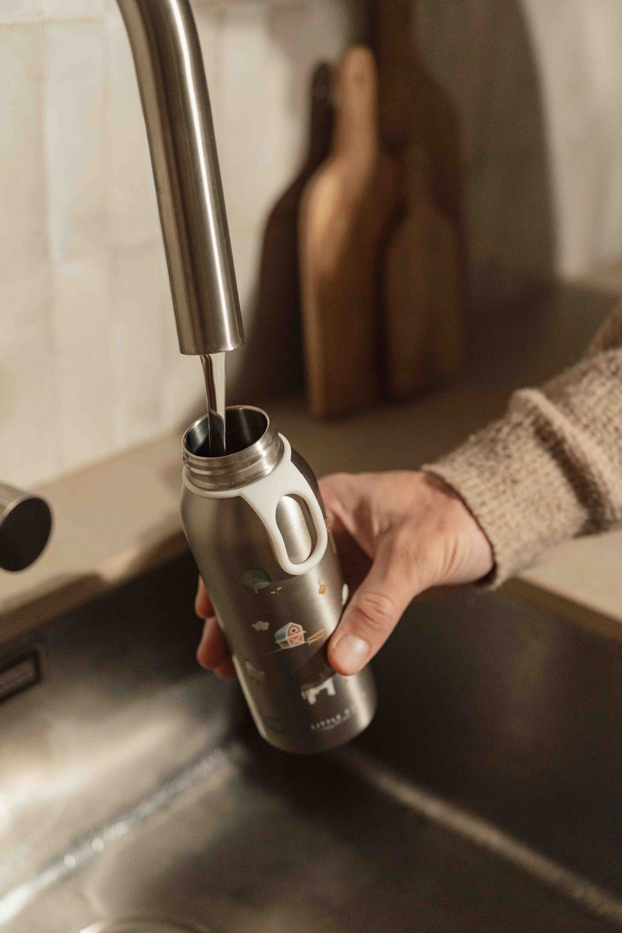 Thermoflasche Flip-up 350 ml Little Farm