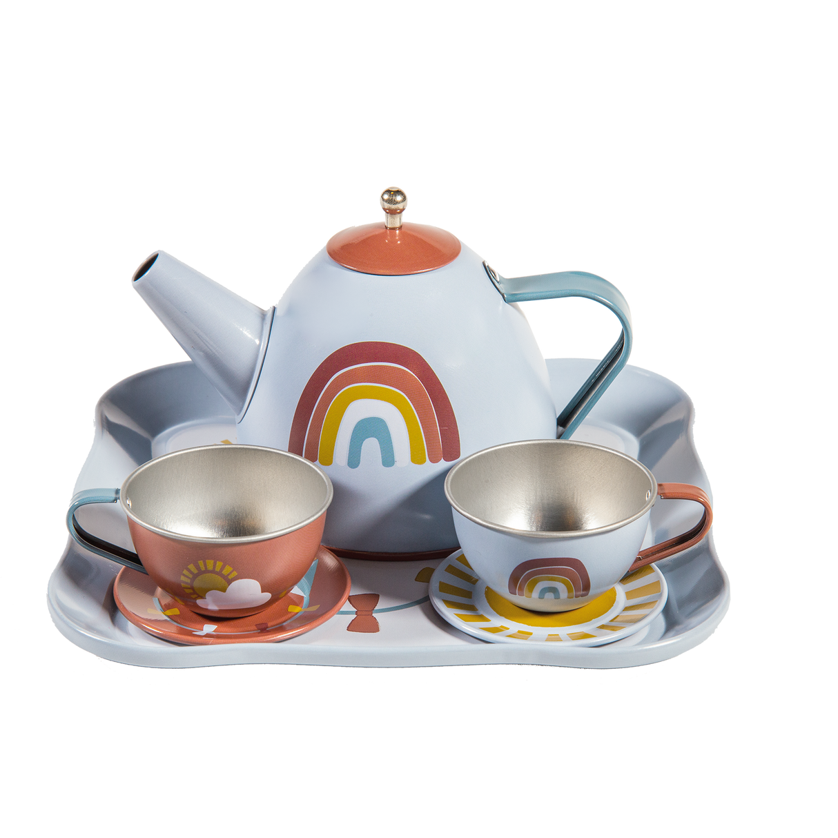 Tee Set aus Metall Pure and Nature