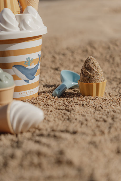 Little Dutch Ice Cream Bucket Set Ocean Dreams Blau