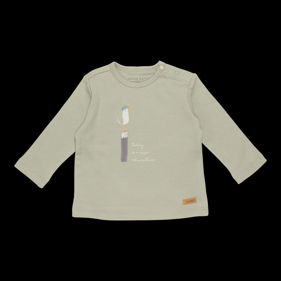 T-Shirt langärmlig Seagull Olive