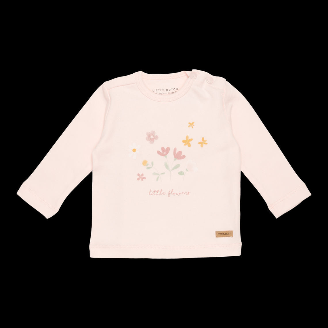 T-Shirt langärmlig Flowers Pink