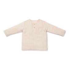 Linen shirt long sleeve Sand Stripes