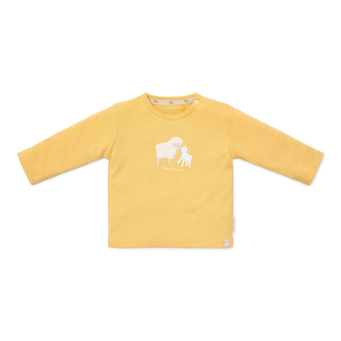 T-shirt langärmelig Warm Yellow