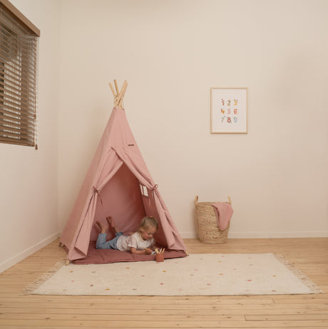Little Dutch Tipi Zelt pink