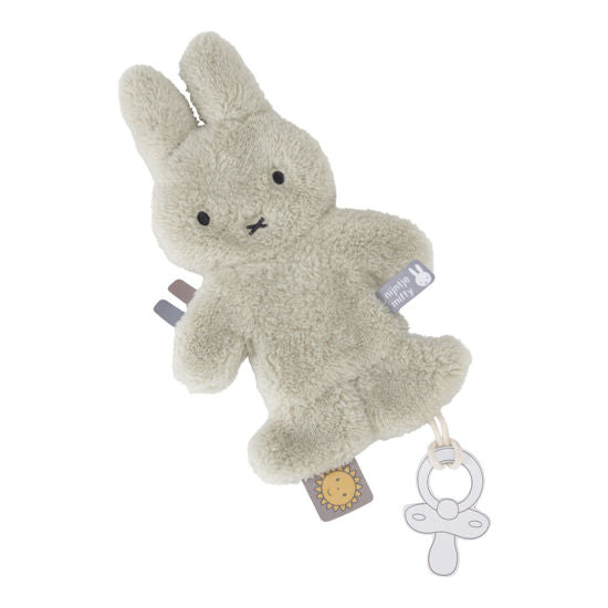 Miffy Schnullertuch Fluffy green