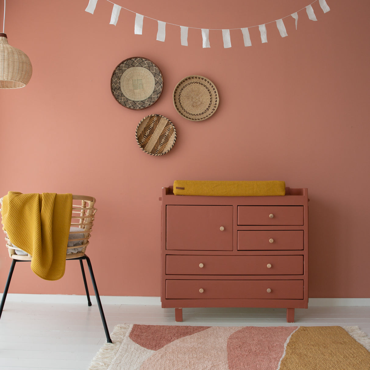 Teppich Horizon Pink 130x90cm