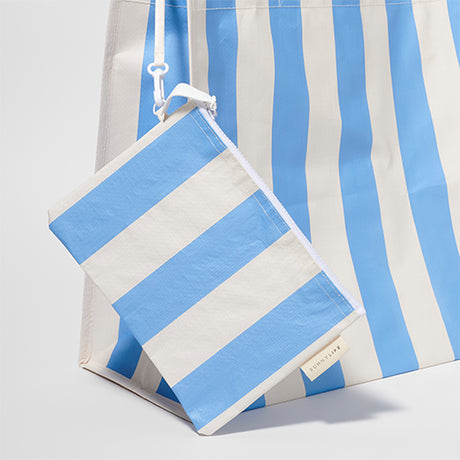 Strandtasche Le Weekend Mid Blue Cream