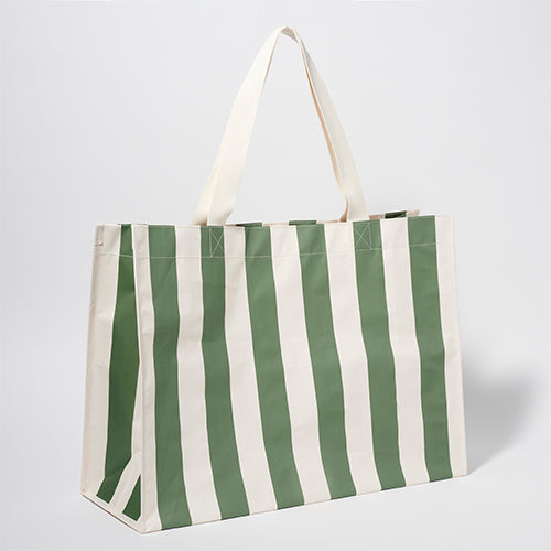 Strandtasche The Vacay Olive Stripe