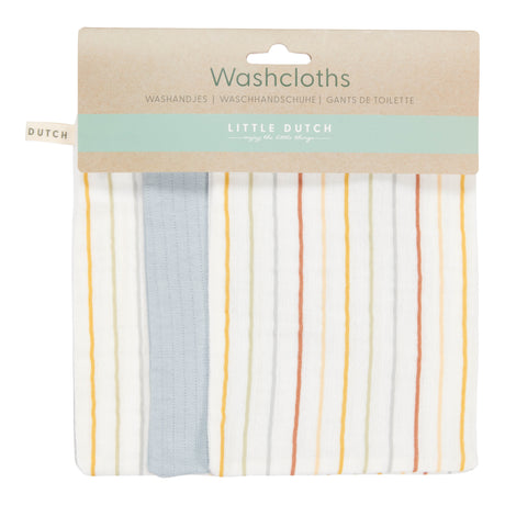 Mundtücher Vintage Sunny Stripes/Pure Soft Blue