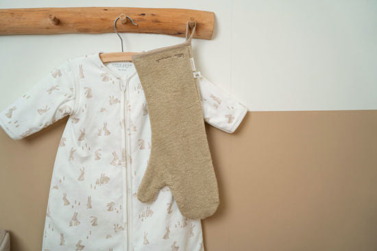 Baby Waschhandschuh Beige