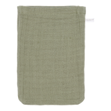 Waschhandschuhe Set muslin Little Farm / Olive